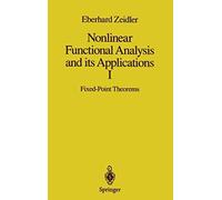 Nonlinear Functional Analysis And Its Applications