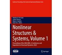 Nonlinear Structures & Systems, Volume 1