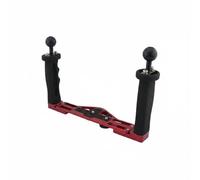 NonMiFyR 1 Support Caméra sous-Marine Support Tray Poignée Double Plateau Métal Fonction Antirouille Adapté aux Plongeurs Créateurs sous-Marins Prise de Vue, Rouge