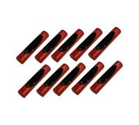 NonMiFyR 10 Pièces Repose- En Bois Support pour Couverts Porte-cuillères Repose-fourchettes Accessoire Rangement Adapté Famille Nombreuse Repas Festif, Noir