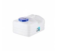 NonMiFyR Bidon d'eau Plat 10L en PE Alimentaire Grande Capacité | Contenant de Rangement Rectangulaire Ménager avec Bouchon Double Étanchéité, Boîte Réserve Eau avec Large Ouverture