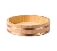 NonMiFyR Bol Riz à Sushi En Bois Faible Hauteur Cuve à Mélanger Riz à Sushi Plusieurs Tailles Disponibles Rice Mixing Bowl Japonais, Diamètre 36 CM