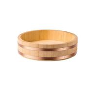 NonMiFyR Bol Riz à Sushi En Bois Faible Hauteur Cuve à Mélanger Riz à Sushi Plusieurs Tailles Disponibles Rice Mixing Bowl Japonais, Diamètre 27 CM