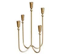 NonMiFyR Bougeoir à 5 têtes, support décoratif pour bougies, chandelier, candélabre pour salle à manger