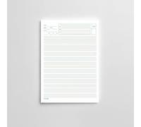 NonMiFyR Cahier d'Exercice Étudiant Cahier Bloc Carnet Papier à Écriture Agréable Formats d'Entraînement en Langue et Composition Reliure Compatible Classeur