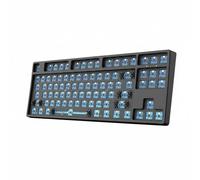 NonMiFyR Clavier Gaming Personnalisé Kit Mécanique Tkl 87 Touches Hot Swappable Triple Mode Bluetooth 24G USB-c RGB Atmosphère Immersive Batterie Réutilisable, Black