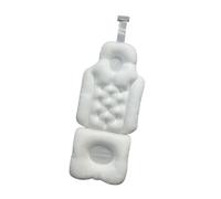 NonMiFyR Coussin de Bain Ergonomique Bain Polyvalent Soutien Dos Polyester Entretien Facile Confortable pour Utilisation à La Maison Détente Spa Cadeau, Blanc