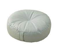 NonMiFyR Coussin de Sol Rond, Coussin D'assise, Coussin de Méditation, Coussin Décoratif en Similicuir. Idéal pour des Moments de Calme, Que Ce Soit pour L, Mintgreen