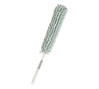 NonMiFyR Duster Brush Brosse de Nettoyage Extensible Lavable Manche Ergonomique Matériau Chenille Tige Pliable Adaptée pour Ordinateur Télévision Placard, Vert