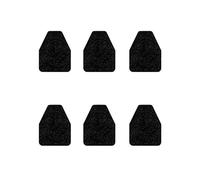 NonMiFyR Ensemble de 6 Tapis de Protection pour Urinoirs/Anti-éclaboussures pour Hôtels et Lieux Publics