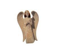 NonMiFyR Figurine D'ange, Sculpture D'ange Abstraite, Figurine Décorative En Résine, Ornement Au Design, Idéal pour Un Cadeau, Le Salon, Le, or