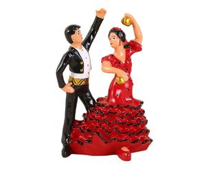 NonMiFyR Figurine de Mariés, Statue Décorative, Objet de Collection, Artisanat, Sculpture de Couple, Décoration de Table pour La Saint-Valentin, Bordure noire