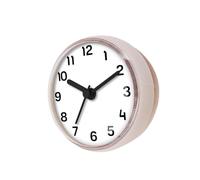NonMiFyR Horloge Murale Numérique Étanche à Ventouse Petite Horloge Compacte Fonctionnant à Piles Cadran Silencieux Facile à Lire Adaptée pour Salles de Bain T, Blanc