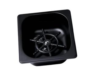 NonMiFyR Lave-tasses En Acier Inoxydable, Empêche Les éclaboussures, Nettoyeur Automatique pour Tasses à Café, à Lait et à Thé, pour Un Usage Professionnel et, Noir