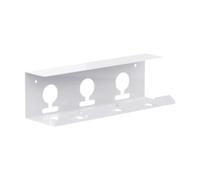 NonMiFyR Organisateur de Câbles Panier Gestion Fils sous Table Support Rangement avec Pince Latérale Robuste Fer Facile à Installer Adapté Bureau Salle de Clas, 40 cm