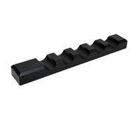 NonMiFyR Porte Aluminium Support Couverts Repos Cuillère Fourchette Original Stable Élégant Convient Au Bureau Table de Mariage Maison, Noir