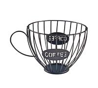 NonMiFyR Porte-capsules de Café Support Paniers Rangement Capsule Mug Rack Organiseur Station Accessoires Bar Récipient en Fer Adapté pour la