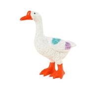 NonMiFyR Porte-clés Oie, Porte-clés, Esthétique, Statuette de Canard Amusante En Résine pour Décoration de Bureau, Cadeau de Pendaison de Crémaillère, Bureau, 14.5 X 8.5 X 15.2 Cm