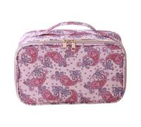 NonMiFyR Sac de Mahjong Pochette Vide à Poignée Organisateur Accessoires Fermeture Éclair Sécurisée Polyester Renforcé Adapté Au Transport Jeux Fête Entre Amis, Rose