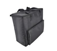 NonMiFyR Sacoche de Transport étanche et Antichoc pour Tour D'ordinateur et écran, Noire, avec Séparateur Interne Amovible et Sac de Rangement en Tissu OXF, 46x20x42cm