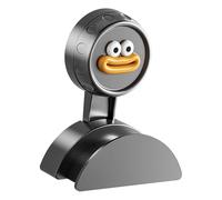 NonMiFyR Support Casque Support Mural Crochet Organisation Forme Canard en PP Adapté à La Salle de Jeux Bureau Maison Cadeau Ami, Gris