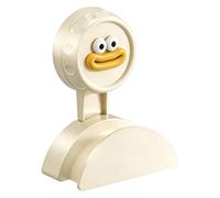 NonMiFyR Support Casque Support Mural Crochet Organisation Forme Canard en PP Adapté à La Salle de Jeux Bureau Maison Cadeau Ami, Blanc Laiteux