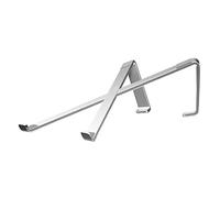 NonMiFyR Support Ordinateur Portable Socle Réglable Support Informatique Porte-Tablette Antidérapant Aluminium Léger pour Maison Bureau, Argent