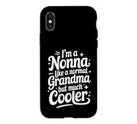 Nonna Like A Normal Grandman Italienne Beaucoup Plus Cool Coque pour iPhone X/XS