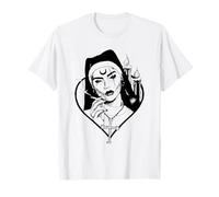 Nonne impie et drôle Bad Nun Dark Nun Dark Nun Satanique Occulte Gothique T-Shirt