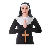 Nonne Kit Religieux Figure Mère Superor Accessoire Déguisement Femmes Il