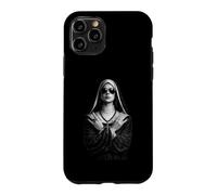 Nonne Rebelle avec Salutation satanique, Nonne Rebelle Coque pour iPhone 11 Pro