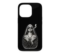 Nonne Rebelle avec Salutation satanique, Nonne Rebelle Coque pour iPhone 13 Pro