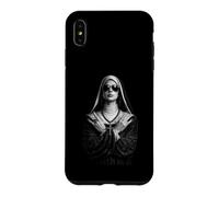 Nonne Rebelle avec Salutation satanique, Nonne Rebelle Coque pour iPhone XS Max