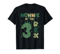 Nonnie Of The Three Rex Birthday Boy 3ème anniversaire dinosaure T-Shirt
