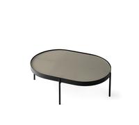 NoNo Table Grand Noir/ Verre Beige