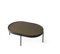 NoNo Table Grand Noir/ Verre Marron