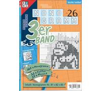 Nonogramm 3er-Band Nr. 26 (Pic-a-Pix: Logik-Rätsel)