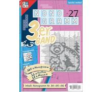 Nonogramm 3er-Band Nr. 27 (Pic-a-Pix: Logik-Rätsel)