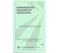 Nonparametric Measures of Association, Quantitative Applications in the Social Sciences Jean Dickinson Gibbons (Auteur)