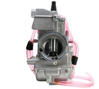 NONROT Carburateur de Moto PWK PWK36S PWK38S for UTV 125-300CC Keihin PWK 36/38 carburateur de Frappe d'air à Quatre évents à Corps Court (Color : PWK36S)