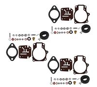 NONROT Kit de réparation de Reconstruction de carburateur 3 pièces avec Flotteur for Johnson for Evinrude 65 70 75