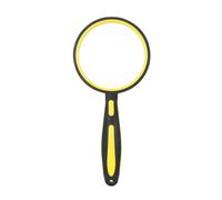 Nonslip Rubber Handle 5-10X Handheld Magnifier Magnify Glass With Optical Lens For Enhances Clarities And Precisions Magnifying Tool