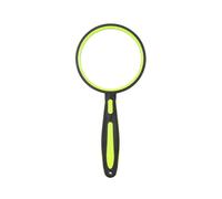 Nonslip Rubber Handle 5-10X Handheld Magnifier Magnify Glass With Optical Lens For Enhances Clarities And Precisions Magnifying Tool