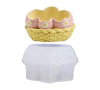 Nonstick Epoxy Resin Molds, DIY Bird Nest Shape, Reusable Silicone Bowl Molds with Flexible Design, Crafting Accessory, Resin Tool with Easy Finish, Home Decor Gadget for Candle Flower Pot