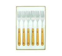 Nontron - Coffret Service 6 Fourchettes de Table Nontron - Manche en Buis