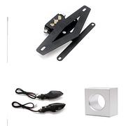 Nonuin Accessoires De Moto Support De Cadre De Queue De Licence Arrière Queue Courte Pliante Modifiée pour Benelli 502C 752S Éliminateur De Support De Licence Arrière (Couleur : 752S High 1)