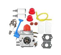 Nonuin Tondeuse Carb pour Husqvarna 124L 125L 125Ld 128C 128Cd 128L 128Ld 128R Tondeuse Carburateur Joints Filtres Kit Carburateur