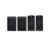 Nonuiny Grille De Ventilation De Tableau Bord pour Jeep pour Cherokee XJ 1997-2001 pour Wrangler TJ 1997-2006 5DP55TAZ 5DP54TAZ 5FS10LAZAB Ventilation Climatisare(Set)
