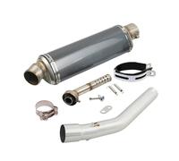 Nonuiny pour Yamaha pour Tenere 700 XTZ700 XTZ-700 2019-2023 Système D'Echappement Moto Modifier Le Tube De Liaison Central avec Silencieux Slip on(E)