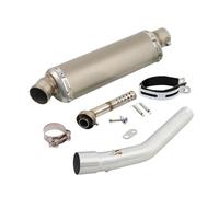 Nonuiny Système D'échappement Moto Modifier Le Tuyau Mid Link avec Silencieux Slip on pour Yamaha pour Tenere 700 XTZ700 XTZ-700 2019-2023(G)